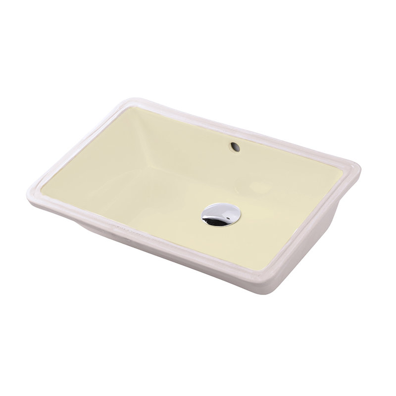 Aquagrande 21'' L Bathroom Sink, Biscut