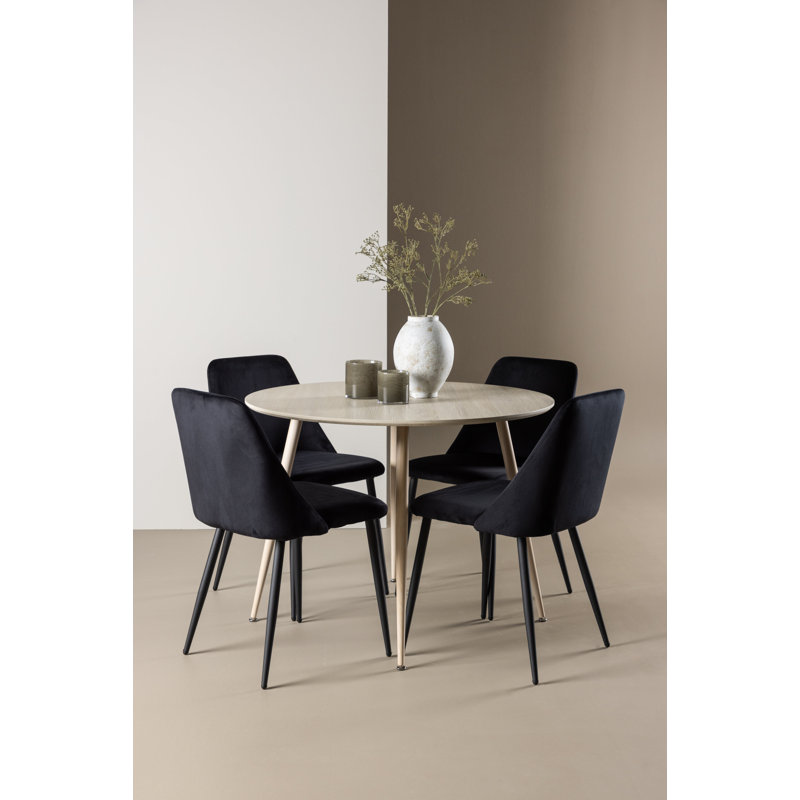 Woodall 4 - Person Dining Set, White