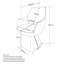 Chaise de salle à manger / d'appoint contemporaine en similicuir avec pivot - noir-1879937453