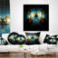 Coussin floral lumineux Abstract-30735285-30719663-30719666
