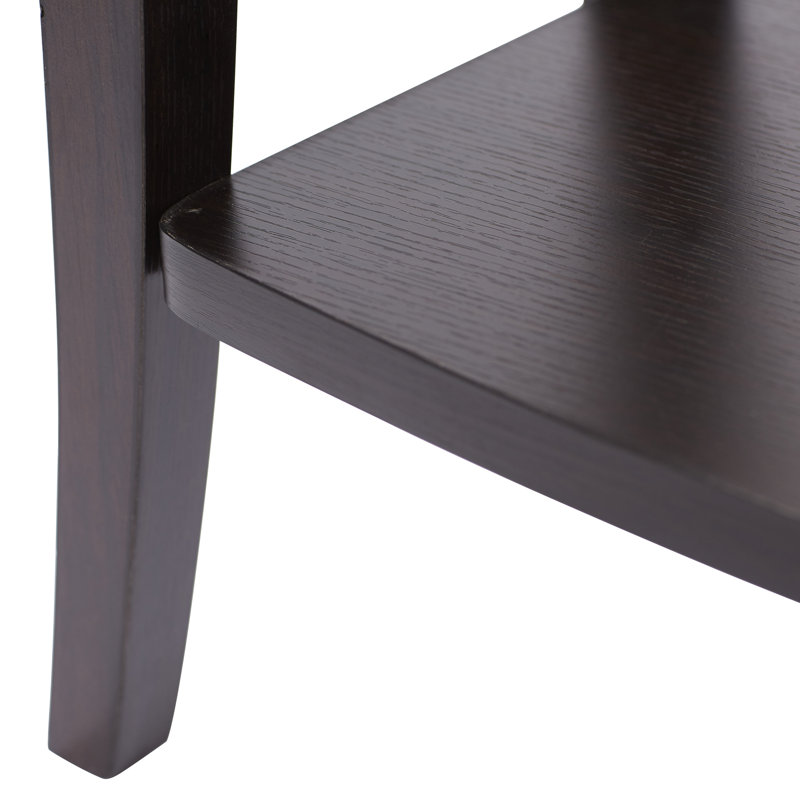 Hubbert 36'' Console Table, Dark Brown