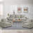 Modern Modular  Sectional Sofa Set of 5/6 Seater Oversized Chenille Couch with Storage Space and USB Port for Living Room and Apartment-542941789-600144892