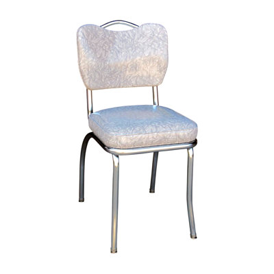 Retro Home Upholstered Handle Back Dining Chair