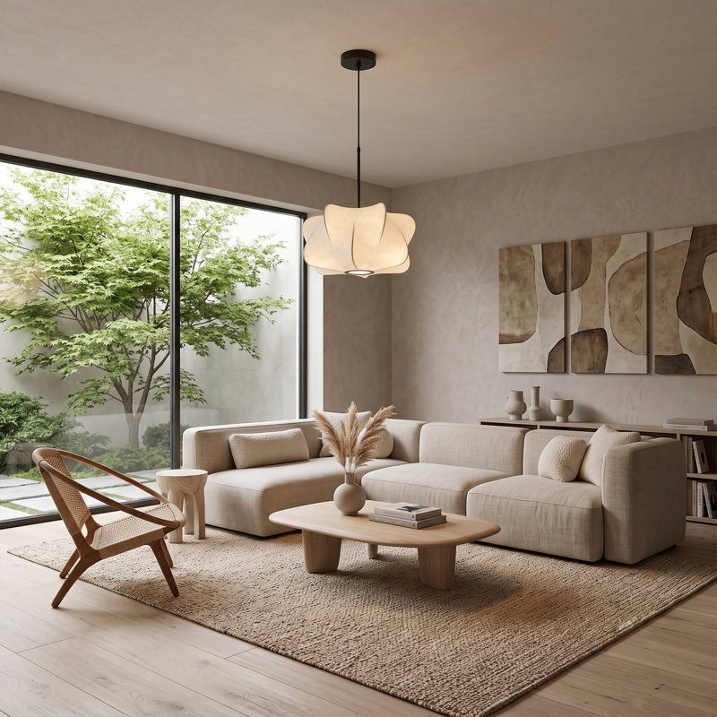 1 - Light Silk Kitchen Island Pendant Light