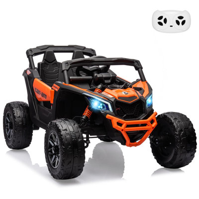 Ride On Toy, 12V Ride on UTV Car, Licensed Can-Am Electric Off-Road Car, Ride on Truck Car for Kids