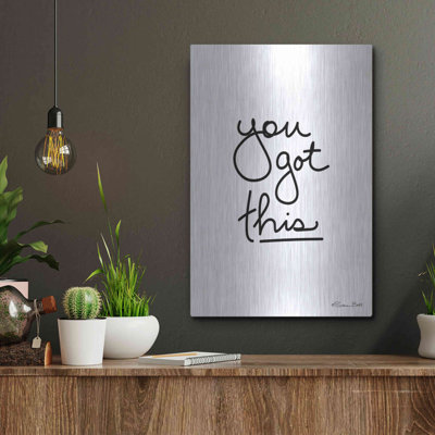 «You Got This» par Susan Ball, art mural en métal