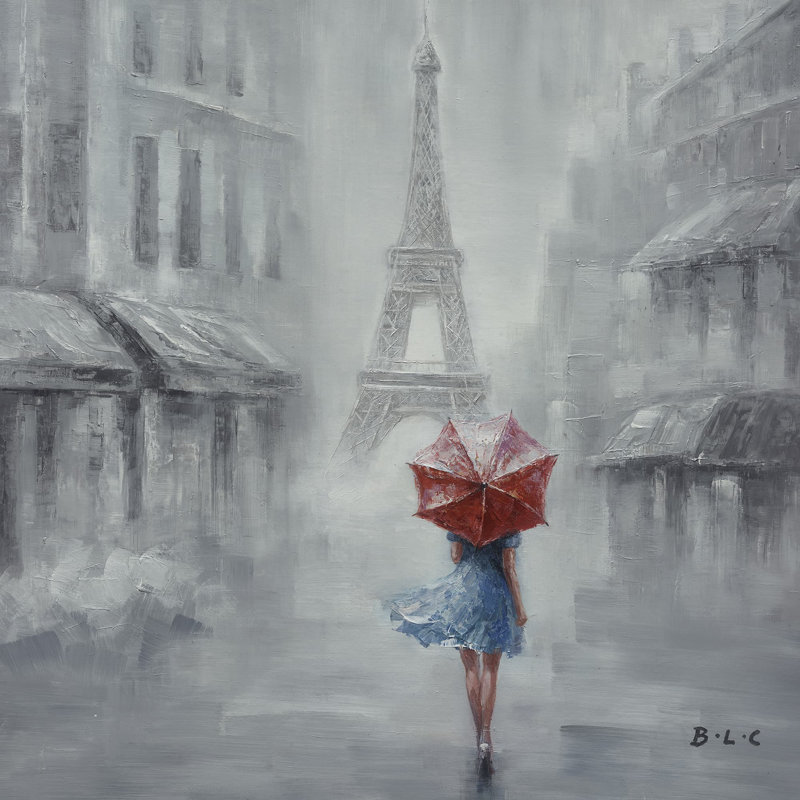 Lillybelle Ethereal Paris sur toile, H 20 po x l 20 po x P 1,5 po
