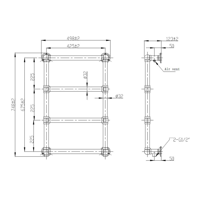 Traditional Towel Rail Heated Towel Rails