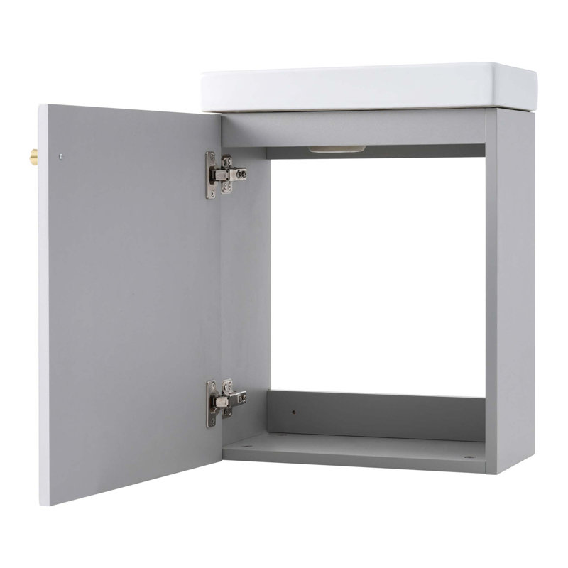 Tranda 16'' Single Bathroom Vanity with Ceramic Top