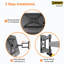 Premium Articulating Full‑Motion TV Wall Mount for 23″–60″ Screens – Swivel, Tilt & Extend, Supports Up to 88 lbs, VESA Compatible