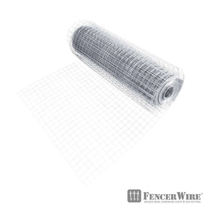 Galvanized Steel Welded Wire Mesh Fence 4 ft x 100 ft