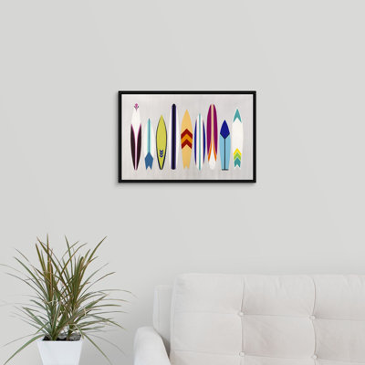 « surf on through », impression sur toile