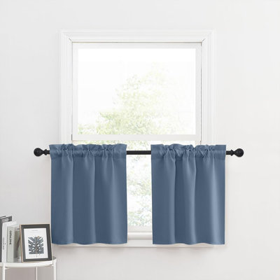 Polyester Blackout Rod Pocket Valance