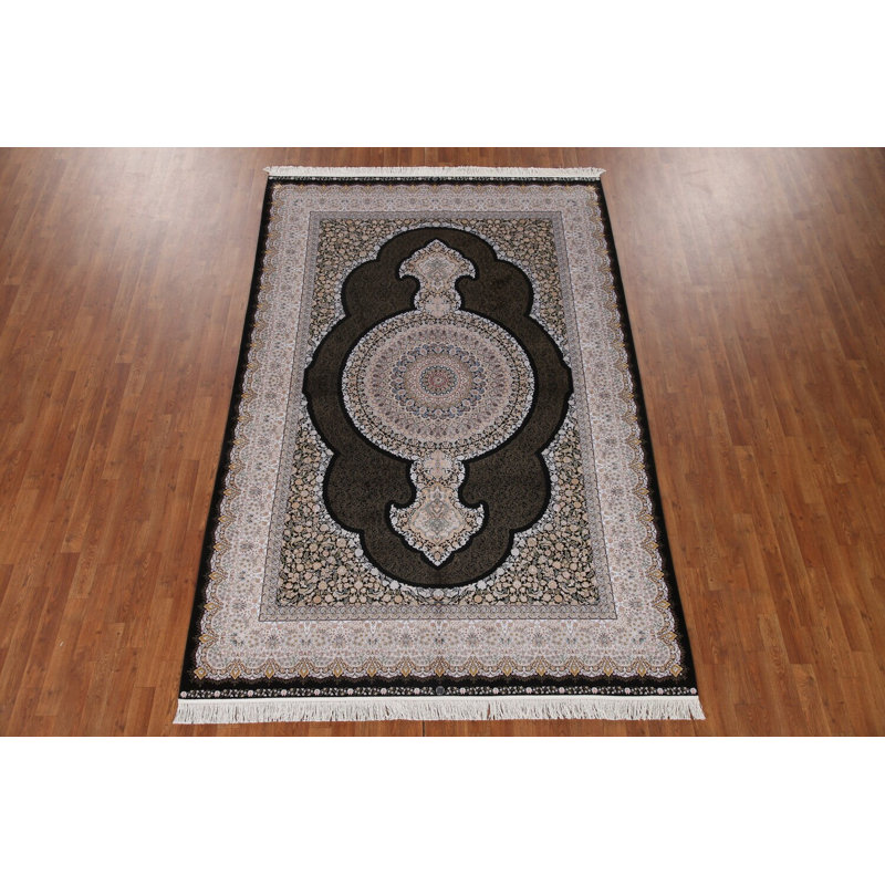 Tapis traditionnel noir 6 x 10
