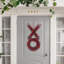 Couronne en forme de XO 24 po H Red