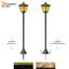 Lampadaire de jardin extérieur 2 lumières