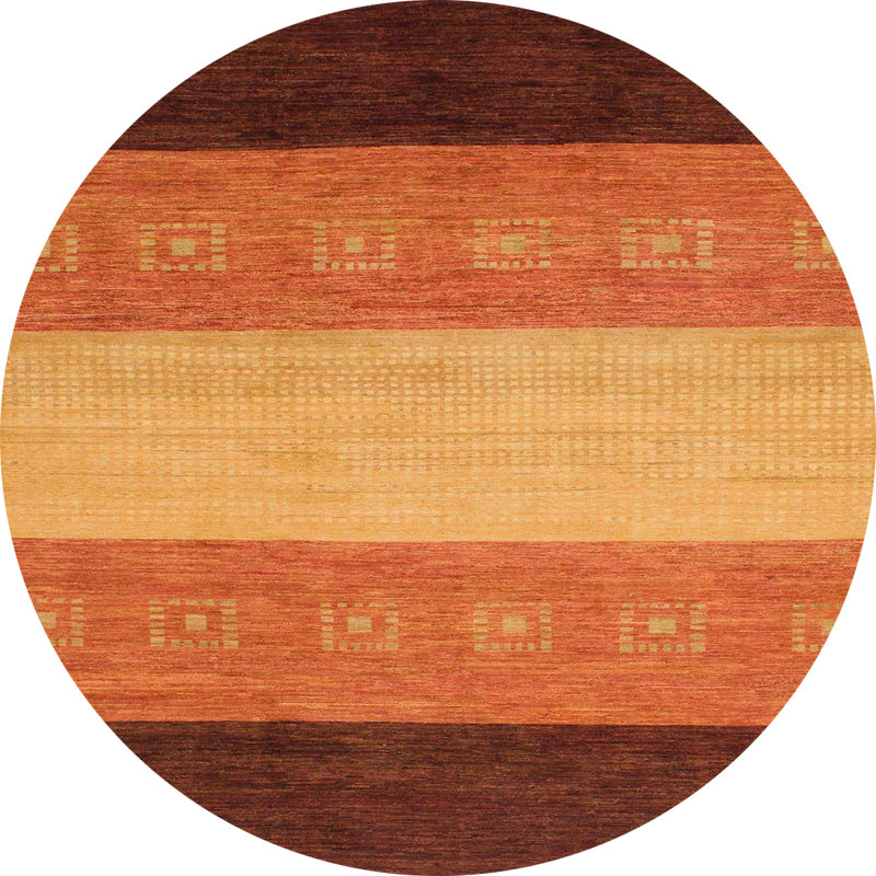 Tapis abstrait moderne 1446, Rond 8 pi