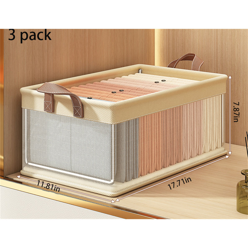 Ensemble de bacs de rangement pour vêtements
