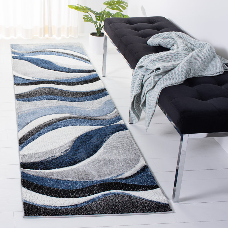 Tornillo Performance Abstract Rug, Runner 2'3" x 12'