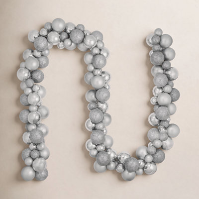 6' Shatterproof Ball Christmas Garland