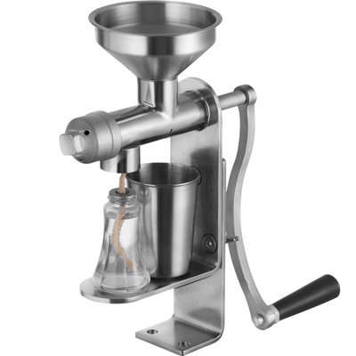Presse à huile manuelle, extracteur d'huile en acier inoxydable, presseur à huile détachable pour un nettoyage sans effort, expulseur à huile domestique pour presser les arachides, graines de sésame, colza, graines de thé
