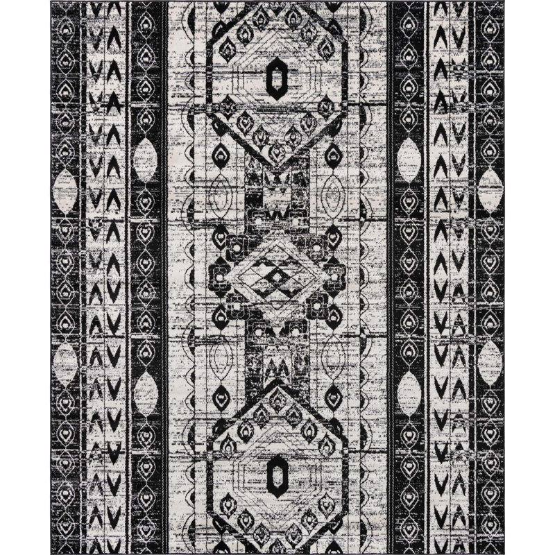 Ibaad Geometric Indoor Rug, Rectangle 7'10" x 10'
