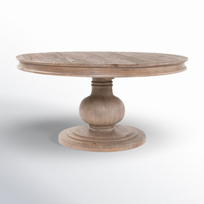 Dadeville Pine Round Solid Wood Dining Table