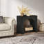 Table de chevet en noir-1075013691