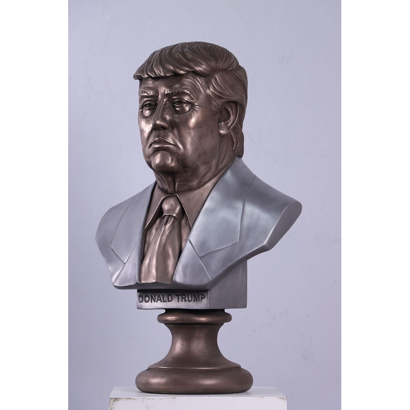 Donald Trump Bust Bronzed