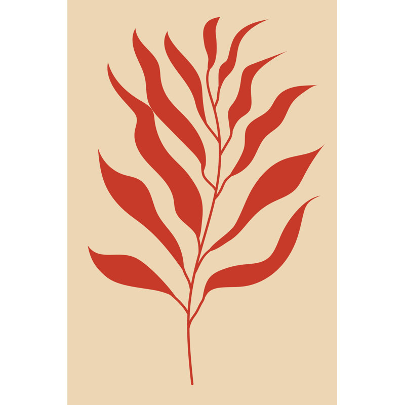 Coral Abstract IV by Arelix - Wrapped Canvas Print, 46cm H x 30cm W