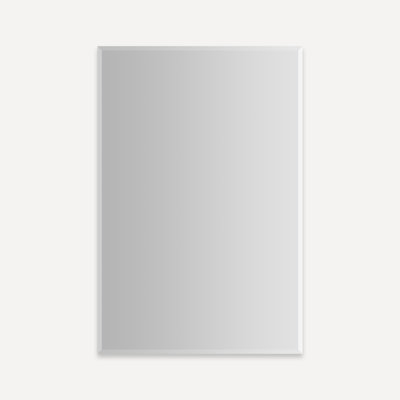 M Series Reserve Surface Mount or Recessed Frameless Medicine Cabinet with Adjustable Shelves and Lighting and Electrical Outlet