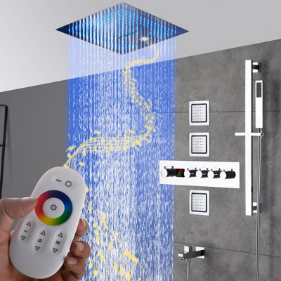 Thermostatic All-In-One Kit with Rough in-Valve