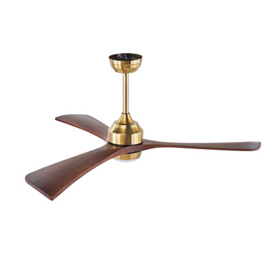 Ventilateur de plafond 52 pales en bois massif de 52 pouces