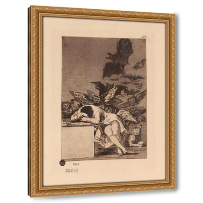 El sueÃ±o de la razon produce moustruos (Serie Caprichos) (1918)