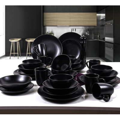 Nermeen Ceramic Dinnerware Set 30 Piece - Service for 6