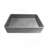 19.68'' Concrete Rectangular Modern Gray Bathroom Sink