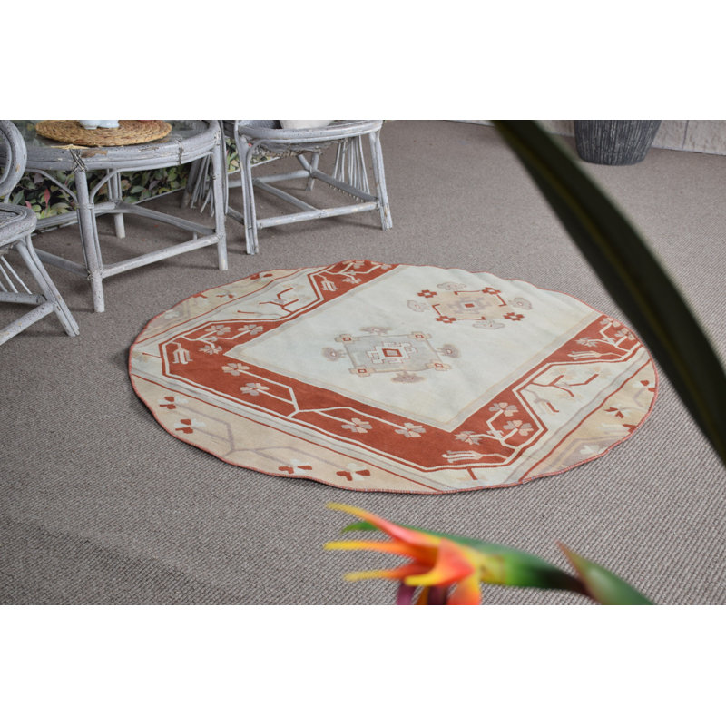 Hand Knotted Wool and Cotton Washable Indoor Rug