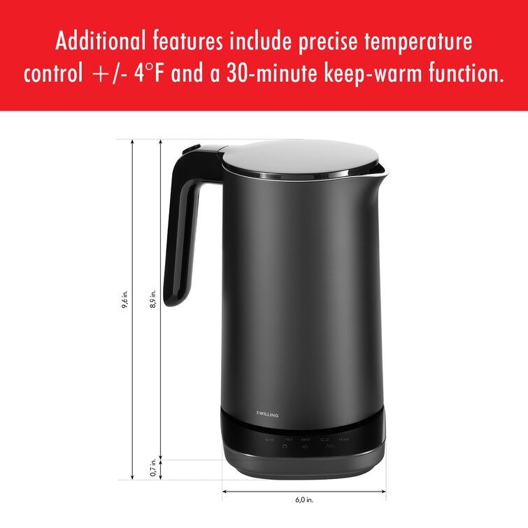 One-Touch Stainless Steel Electric Tea Kettle Water Boiler