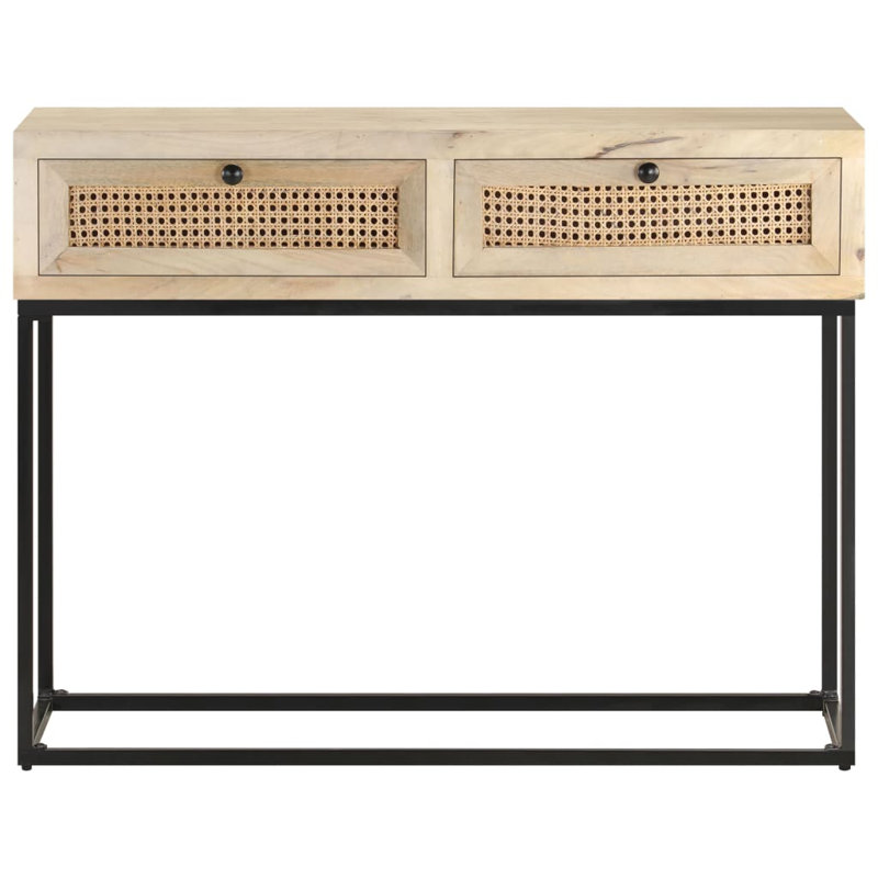 Parkside 100cm Solid Wood Top Console Table