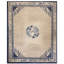 Antique Peking Chinese Medallion Beige 1890s Rug