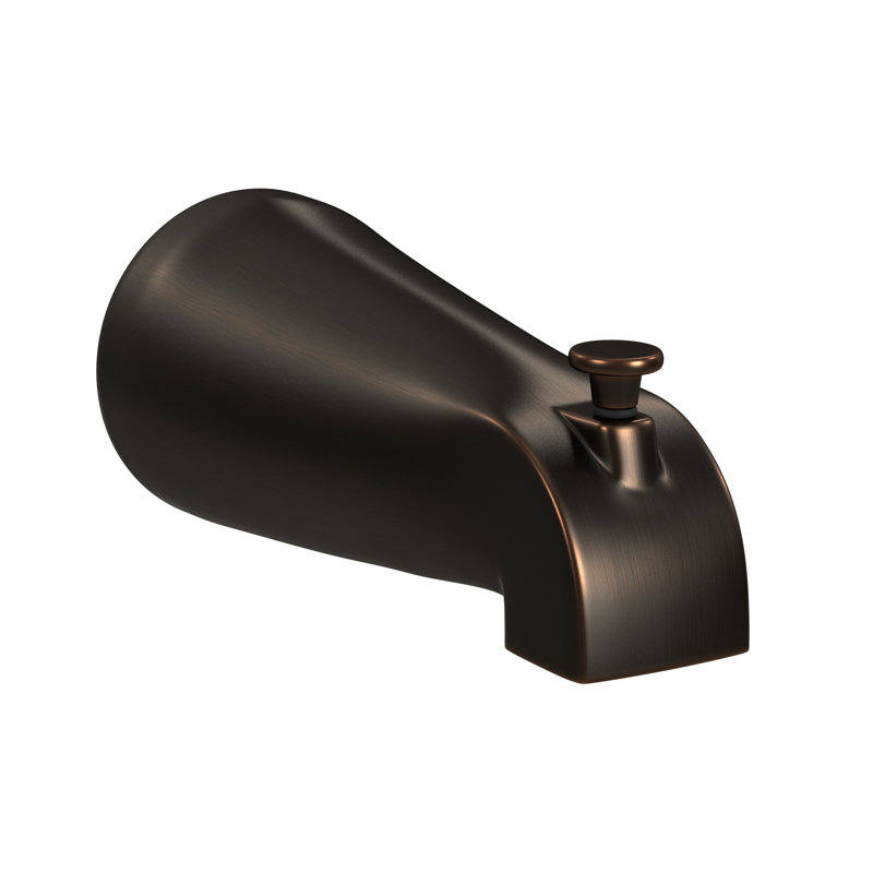 Tub Spout with Diverter Universal Connection, Bronze frotté à l'huile
