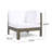 5-PIECE V SHAPE SOFA SET, WHITE