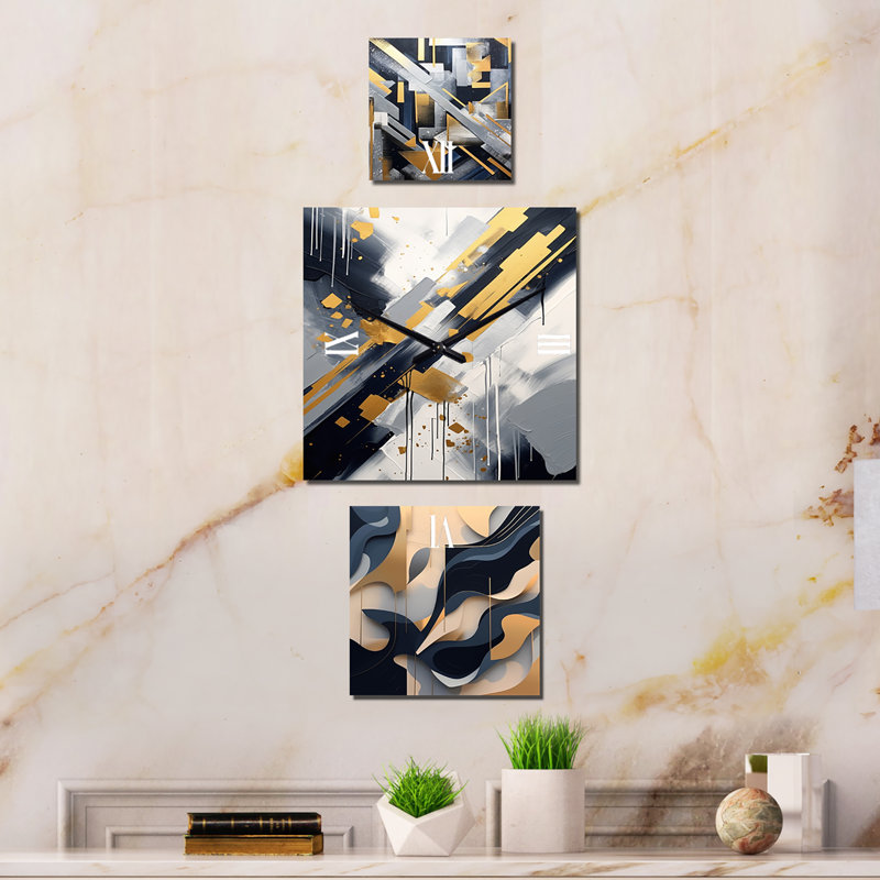Rhylon Metal Wall Clock