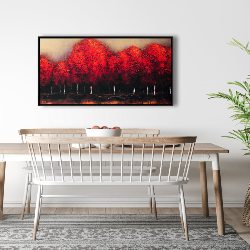 " Red Dark Trees "
