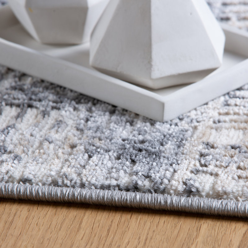 Gillispie Flatweave Grey Indoor Rug, Rectangle 160 x 230cm