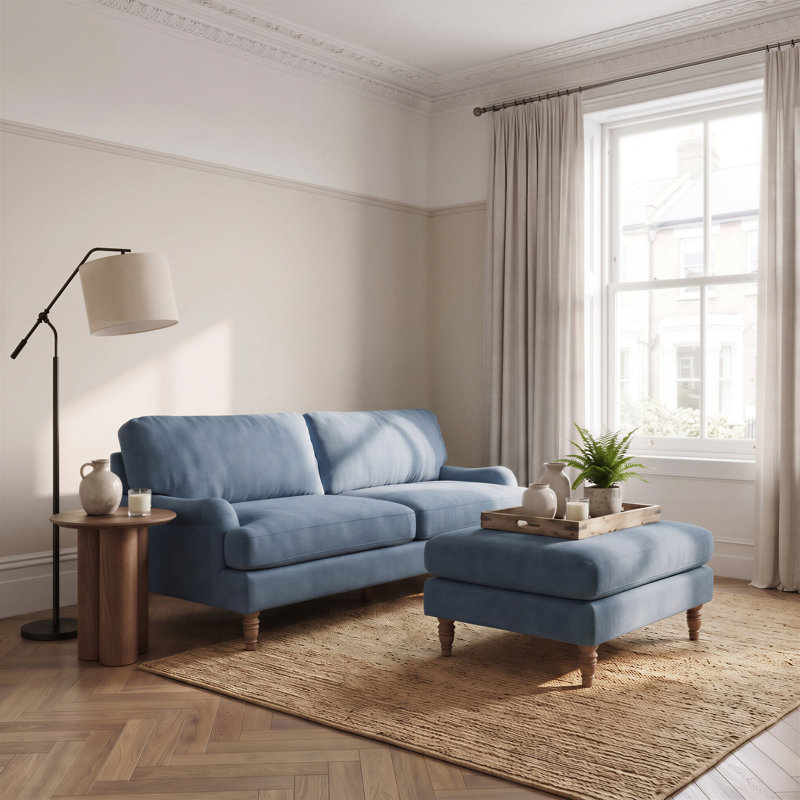 Emrie 2 Seater Chenille Sofa