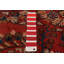Tapis rouge anadol noué à la main de conception unique 3 pi 2 po x 9 pi 11 po