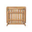 Méridienne d'extérieur en bois d'acacia, ensemble de 2