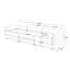 Canapé modulaire moderne à 3 sièges profonds avec rangement, dossier cylindrique et accoudoirs-2111935270