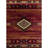 Red Area Rug With , 2.58 Ft X 7.25 Ft, Polypropylene, For Busy Homes And High Traffic Zones Rug, Pattern, 100% Stain-